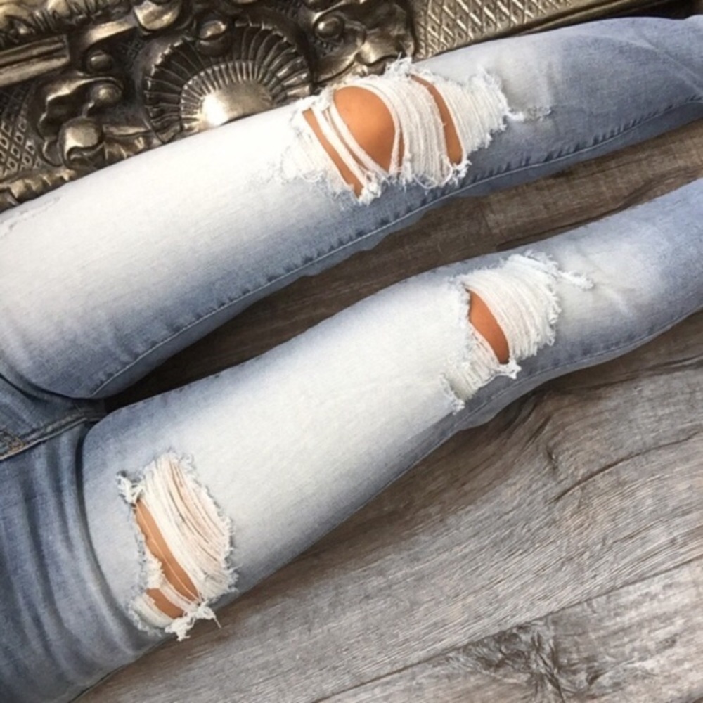 ISO Light Distressed Denim